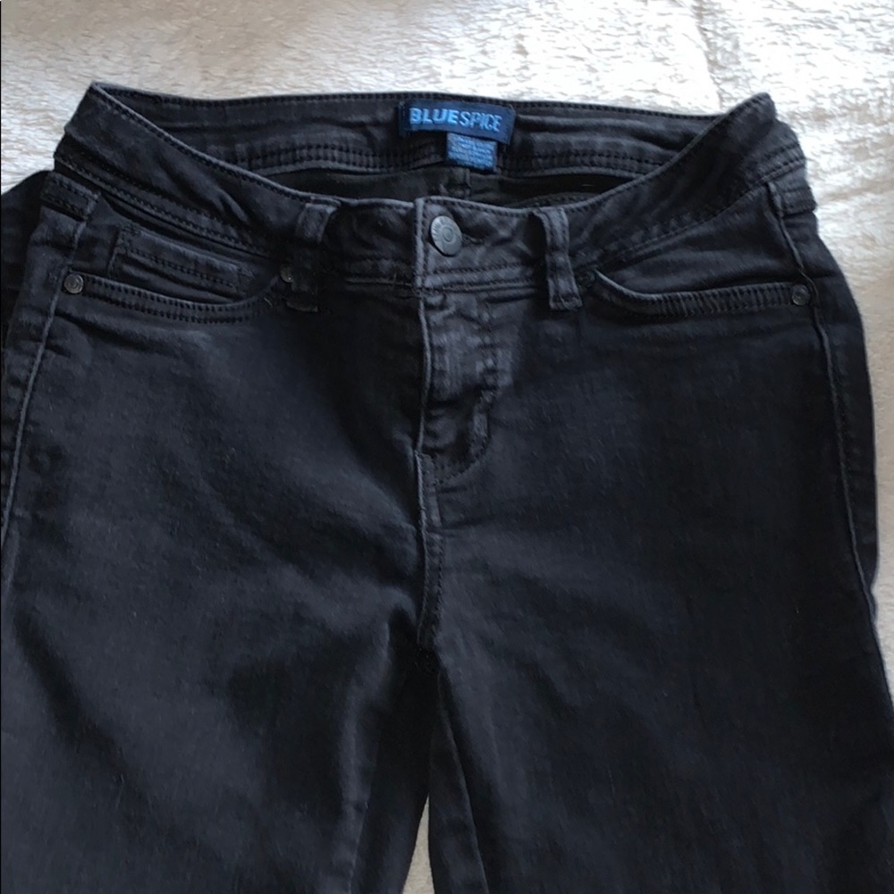 black skinny jeans
